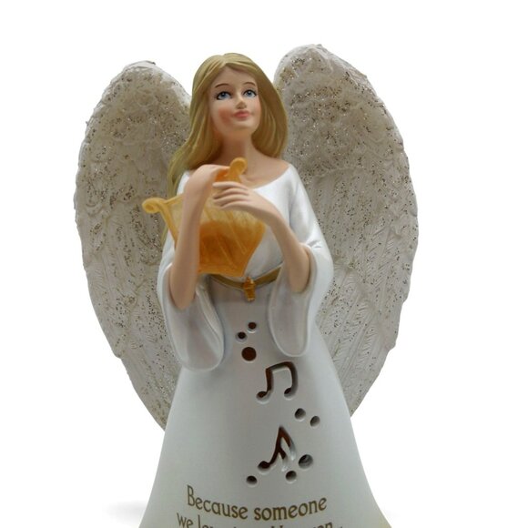 THOMAS KINKADE Angel Figurine Light Of Love Collection with Light-Up Feature - Picture 2 of 13